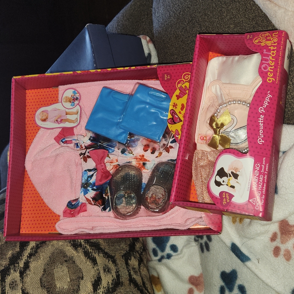 Our Generation Seaside Blossom and Pirouette Puppy sets